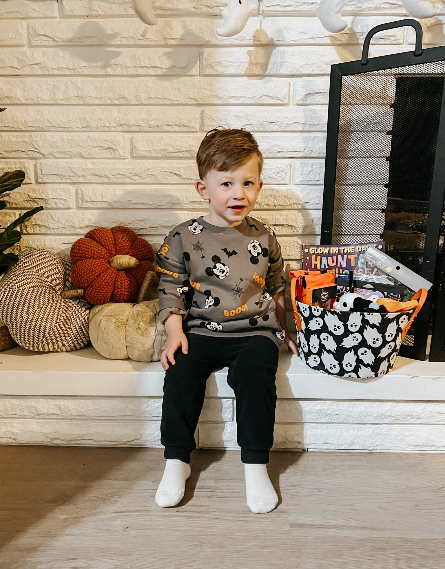 Brycey got his Boo basket this morning and he was so excited to play with everything! His outfit is H&M and still available! Sized up to a 3T for his top so we can get a little longer wear out of it!

Toddler outfit, toddler boy clothes, toddler boy, toddler boy fall clothes, H&M toddler style

#LTKbaby #LTKfindsunder50 #LTKkids