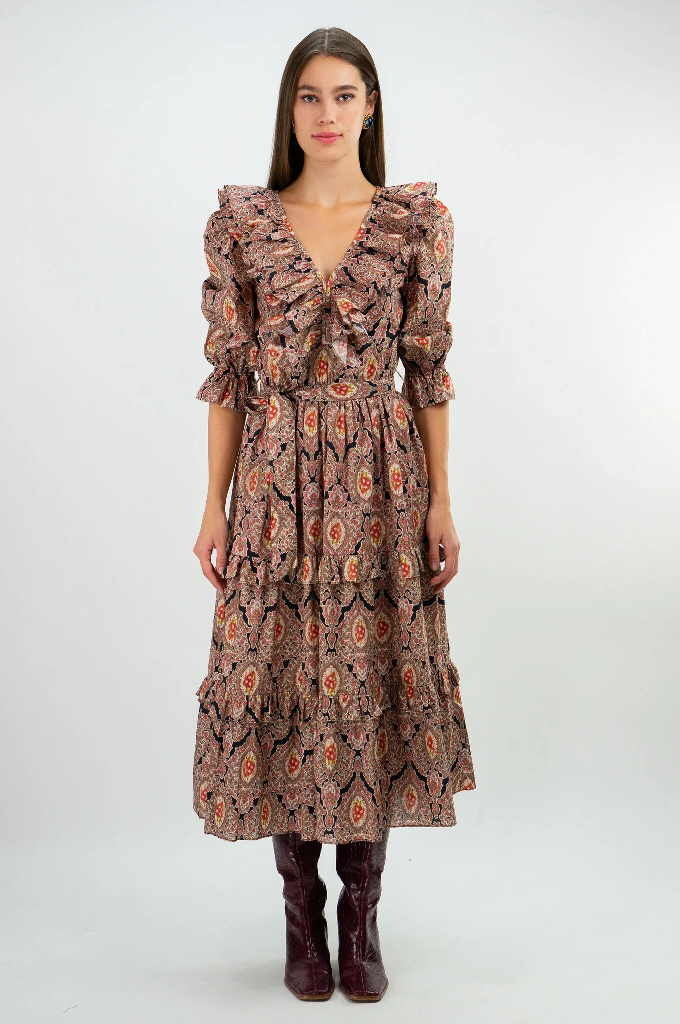 Chiara Dress Paisley | Kristinit