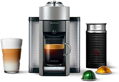 Nespresso Vertuo Evoluo Coffee and Espresso Machine Bundle with Aeroccino Milk Frother by De'Long... | Amazon (US)