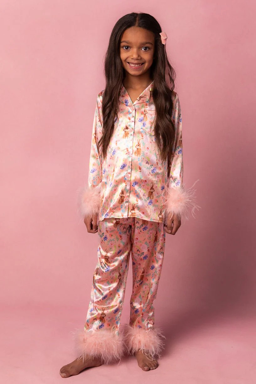 Mini Bella Bunny Lounge Set with Feathers | Ivy City Co