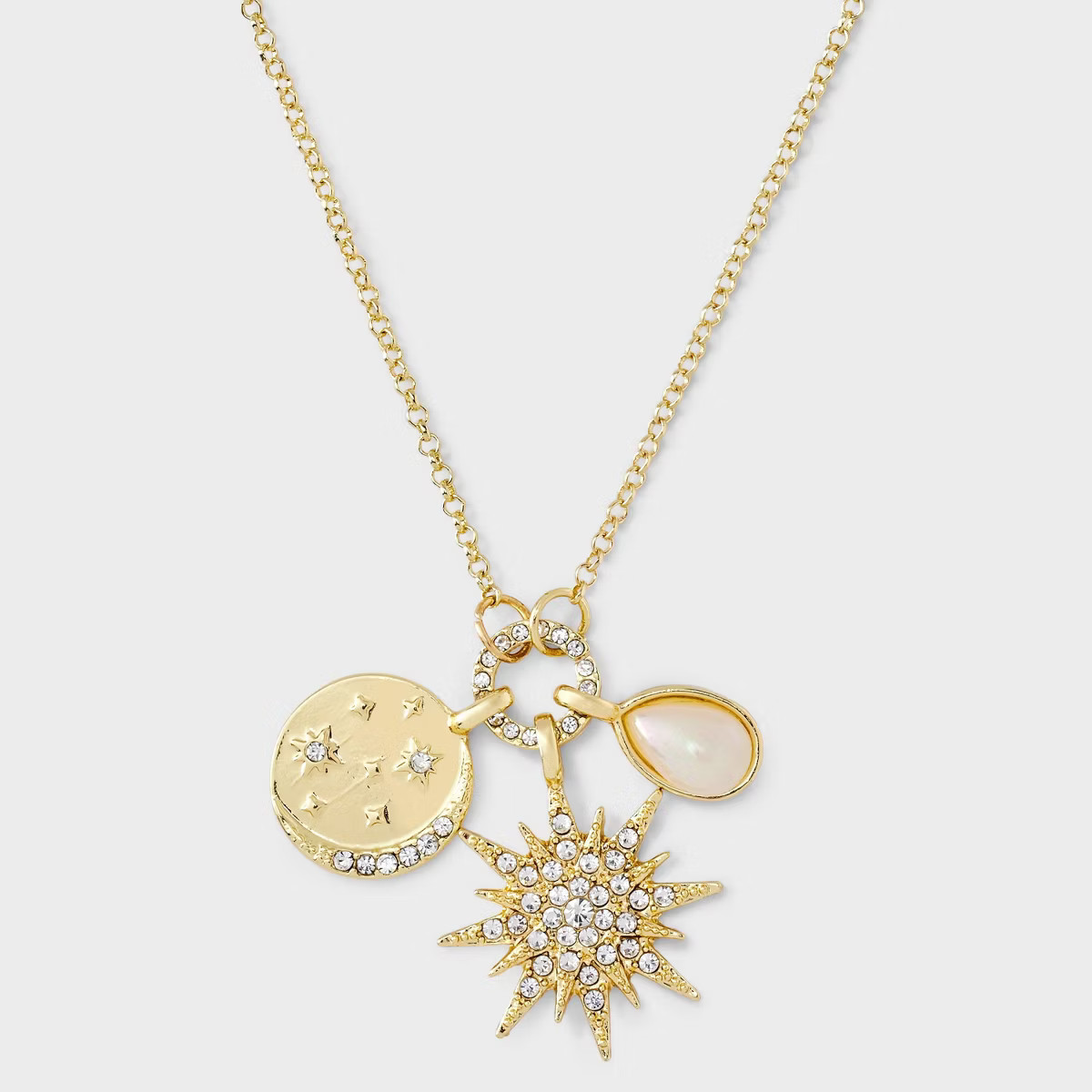 SUGARFIX by BaubleBar Midwinter Magic Charm Necklace - Gold | Target