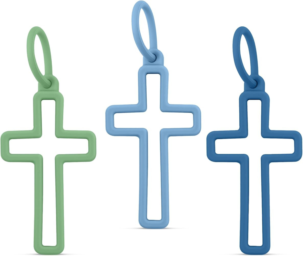 Ryan & Rose Silicone Cross Charms - Share Jesus & Flex Your Faith - Christian Charm for Backpacks... | Amazon (US)