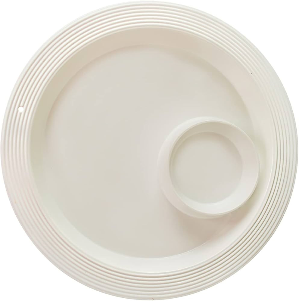 nora fleming Melamine Serving Platter for Chips and Dip - Sectional Appetizer Plate for Snacks, V... | Amazon (US)