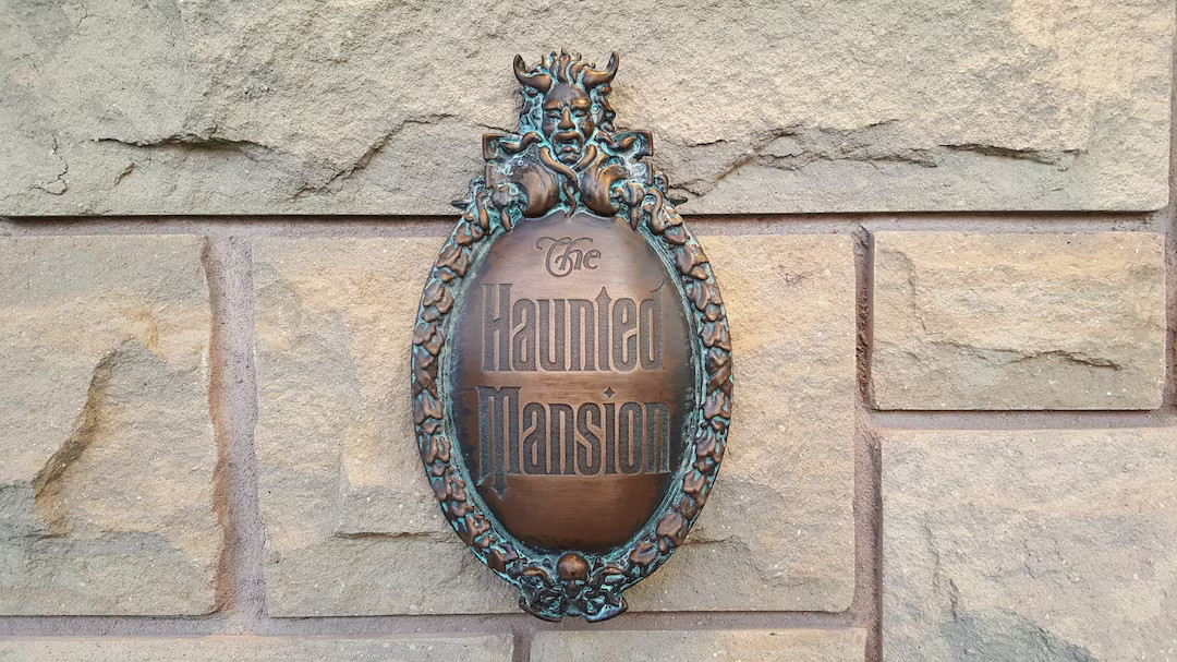 Haunted Mansion Attraction Plaque | Etsy (US)
