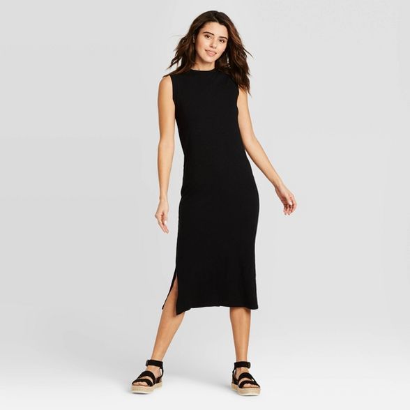 Women's Sleeveless Knit Dress - Universal Thread™ Black M | Target