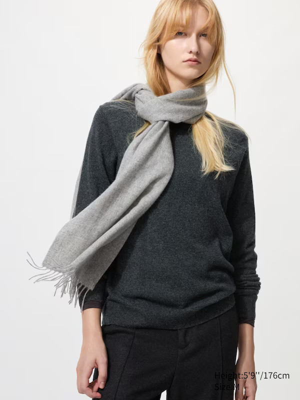 Kasjmier Trui met Ronde Hals | Uniqlo NL