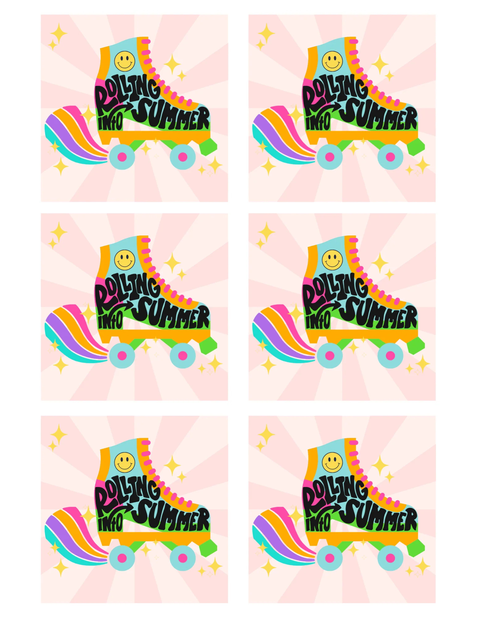 Rolling into Summer Flags and tags | The Letter Vee