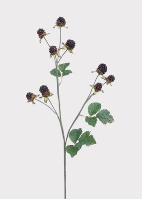 Plum Artificial Wild Raspberry Berries - 27" | Afloral