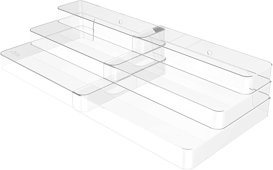 Organizador 3 Níveis Extensível Clear OU 25X29X10CM | Amazon (BR)