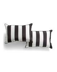 2pk 14x20 Keys Cabana Striped Indoor And Outdoor Pillows | Marshalls