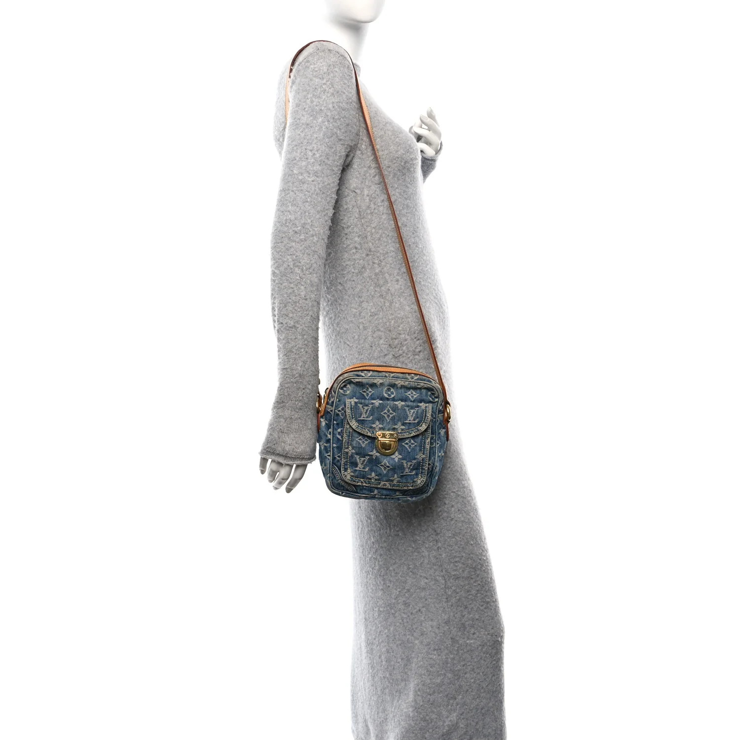 Denim Camera Bag Blue | FASHIONPHILE (US)