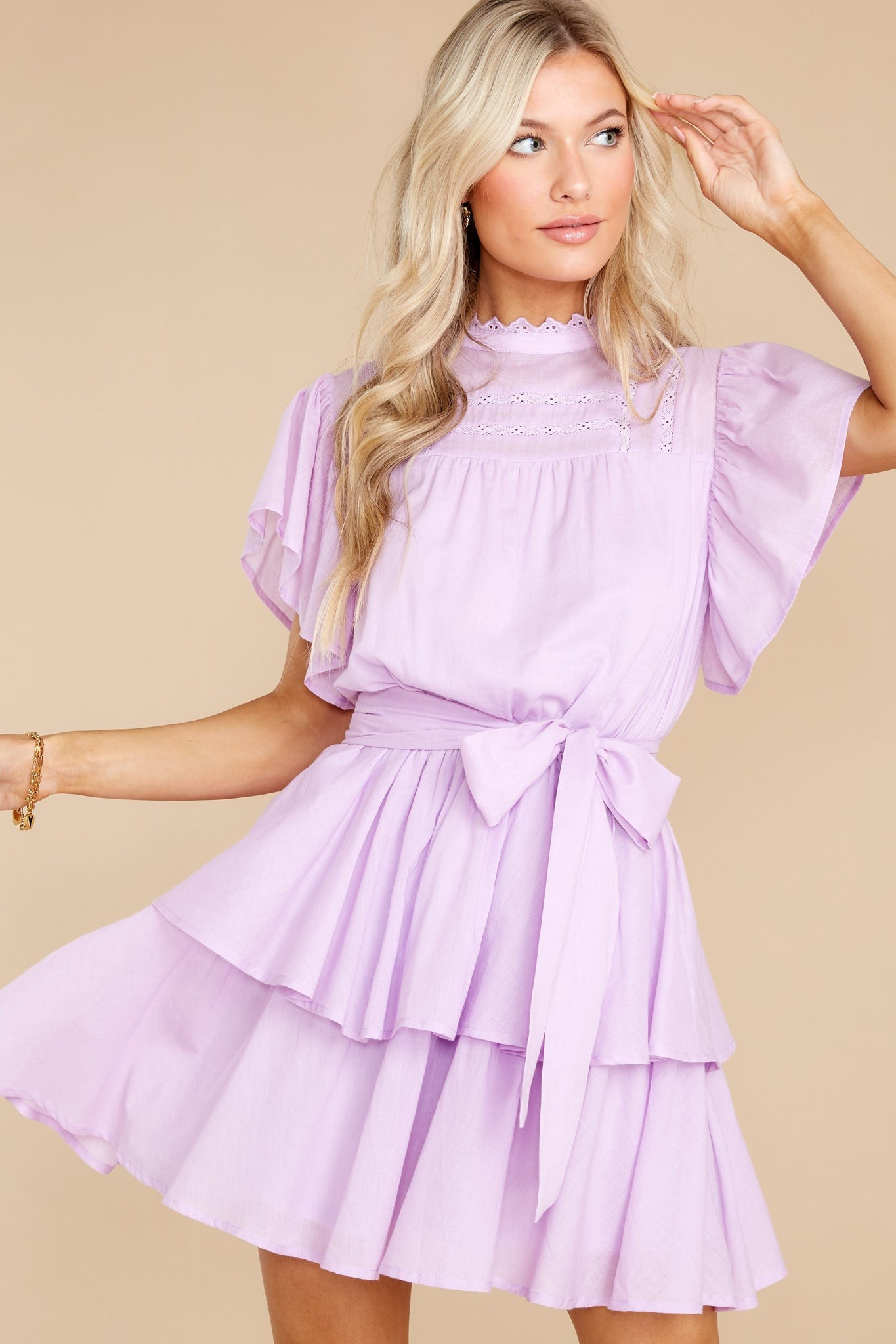 Hold My Heart Lavender Dress- Spring Dress | Red Dress 