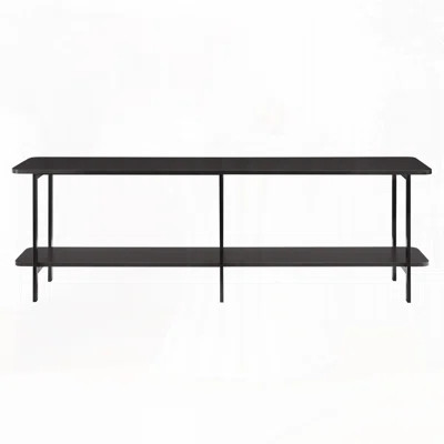 Celine 71" Contemporary Modern Console Table with 2 Shelves | Wayfair North America