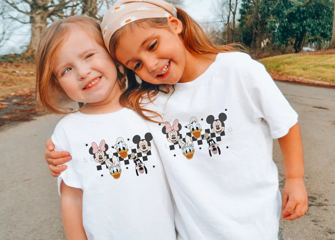 Kids Graphic Tee  Mickey and Friends  Kids Disney Shirt  - Etsy | Etsy (US)