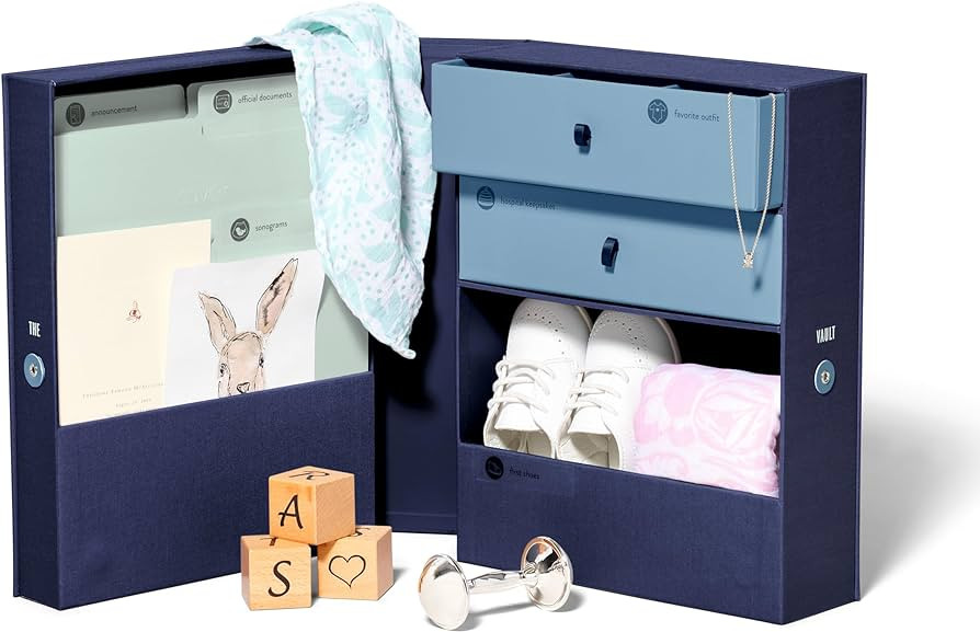 Savor | Baby Keepsake Organizer Box | The Original Fabric Acid-Free Modern Minimalist Gender-Neut... | Amazon (US)