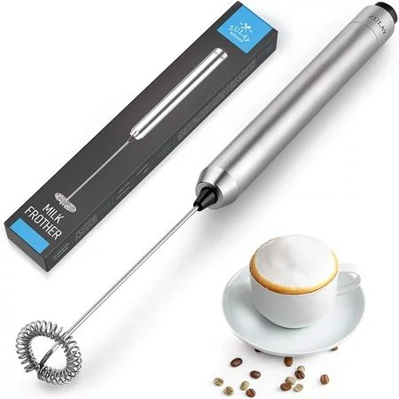 Skinny Milk Frother Handheld Mini Mixer - Stainless Steel Coffee Frother Electric Handheld Frother F | Walmart (US)