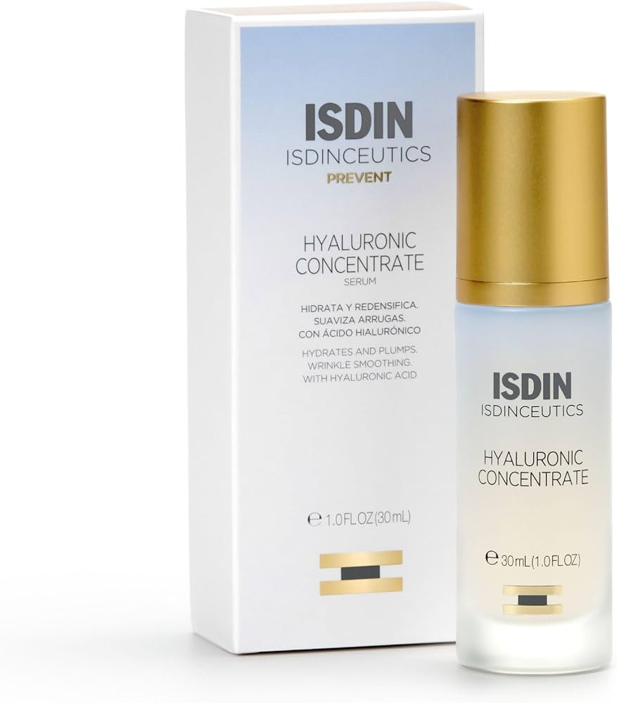 Isdinceutics Hyaluronic Concentrate, Lightweight Face Serum with Hyaluronic Acid, 1.0 FL OZ | Amazon (US)