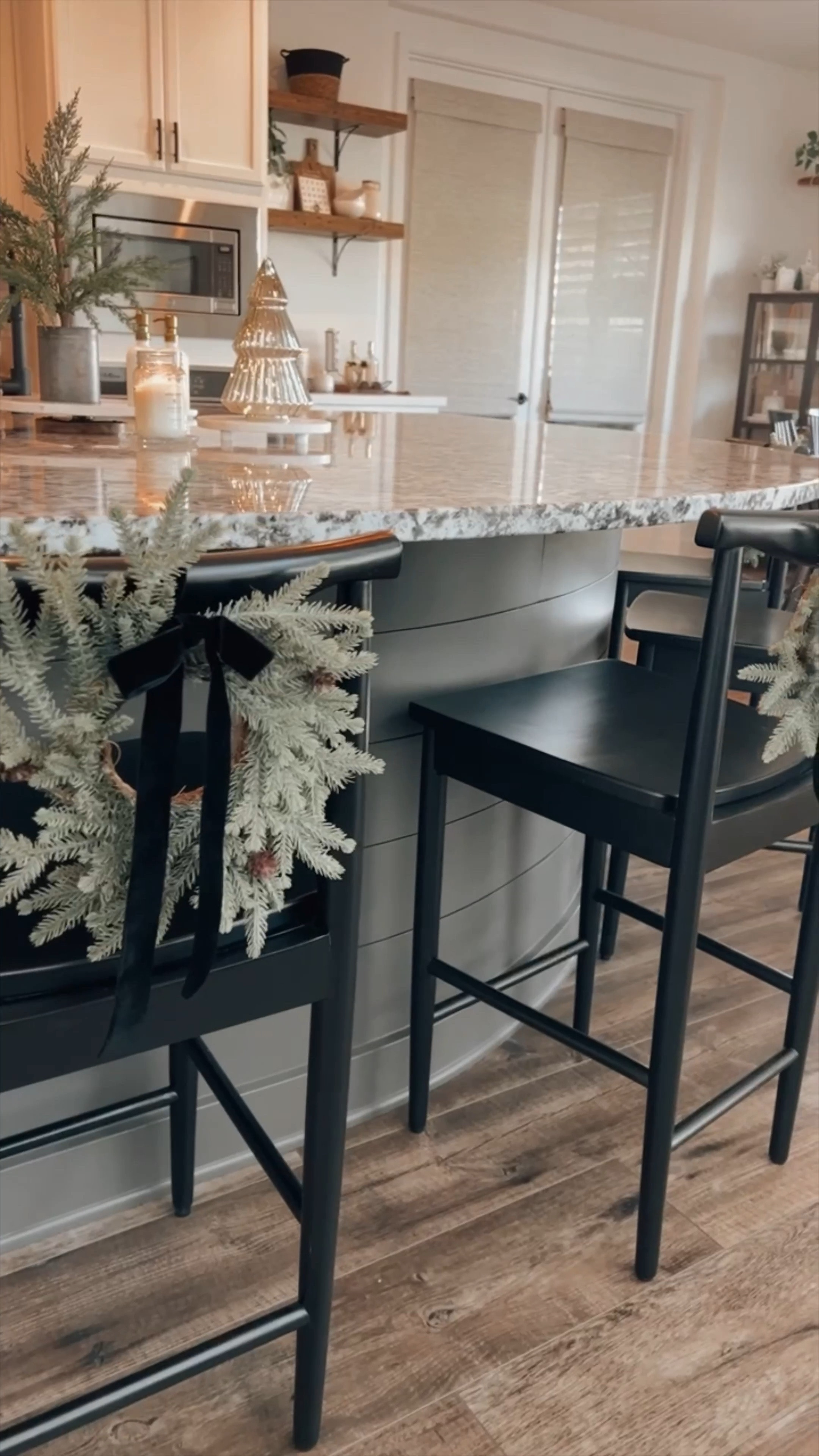 Mini Christmas Wreaths 🎄 with black velvet ribbon 

#LTKHome #LTKHoliday #LTKSeasonal