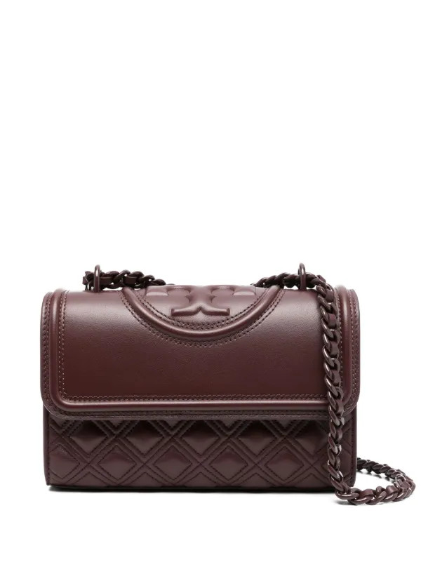 Tory Burch logo-embossed quilted-leather Shoulder Bag - Farfetch | Farfetch Global