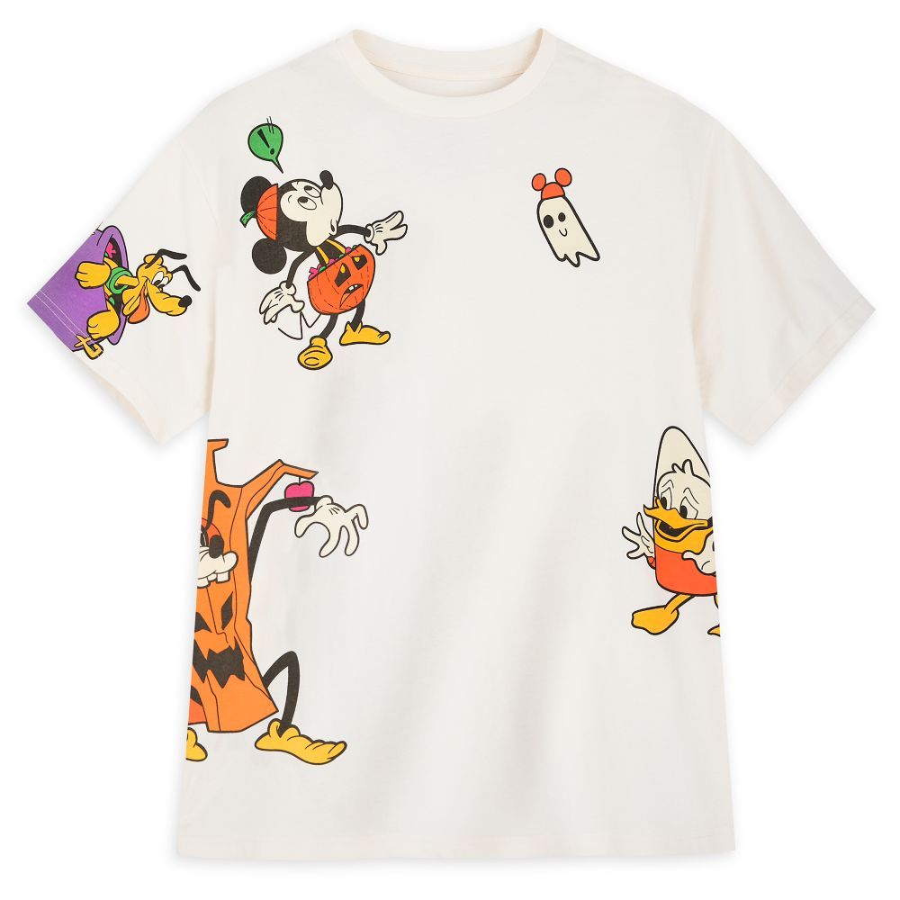 Mickey Mouse and Friends Halloween T-Shirt for Adults | Disney Store