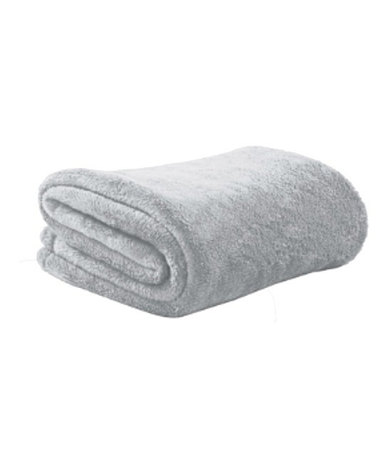 Light Gray Plush Throw Blanket | Zulily