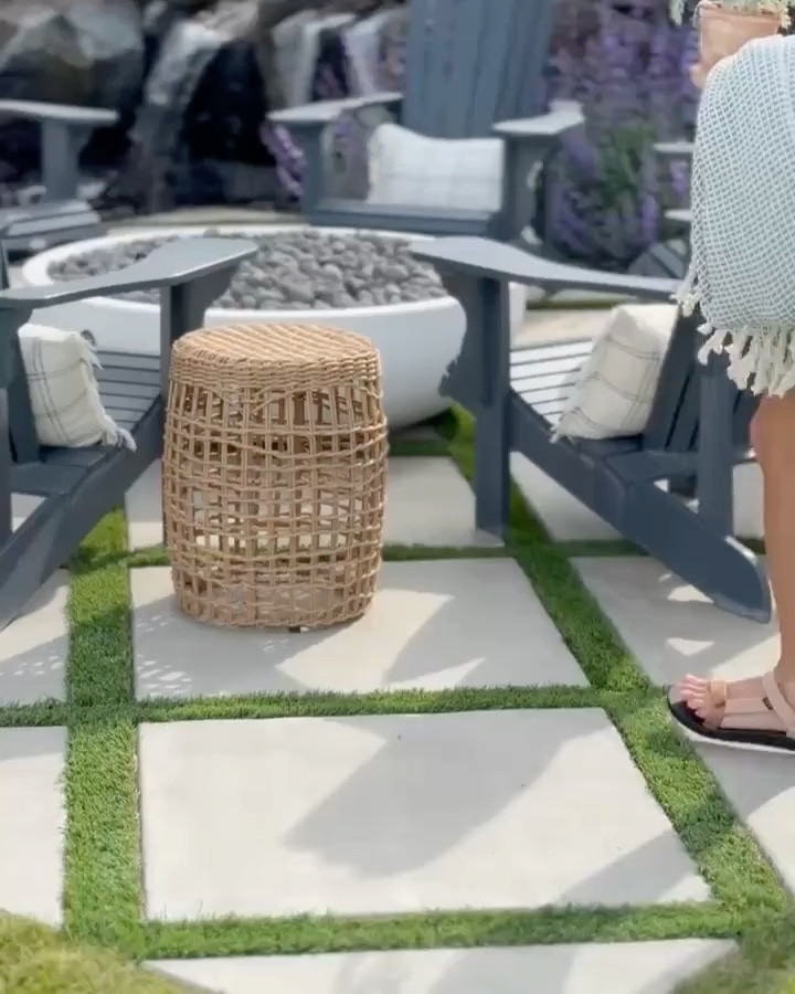 This blue blanket is under $35 at Target and one of my favorites. Our lanterns I added out here are 30% off right now too! 

#LTKSummerEdit #LTKSaleAlert #LTKHome