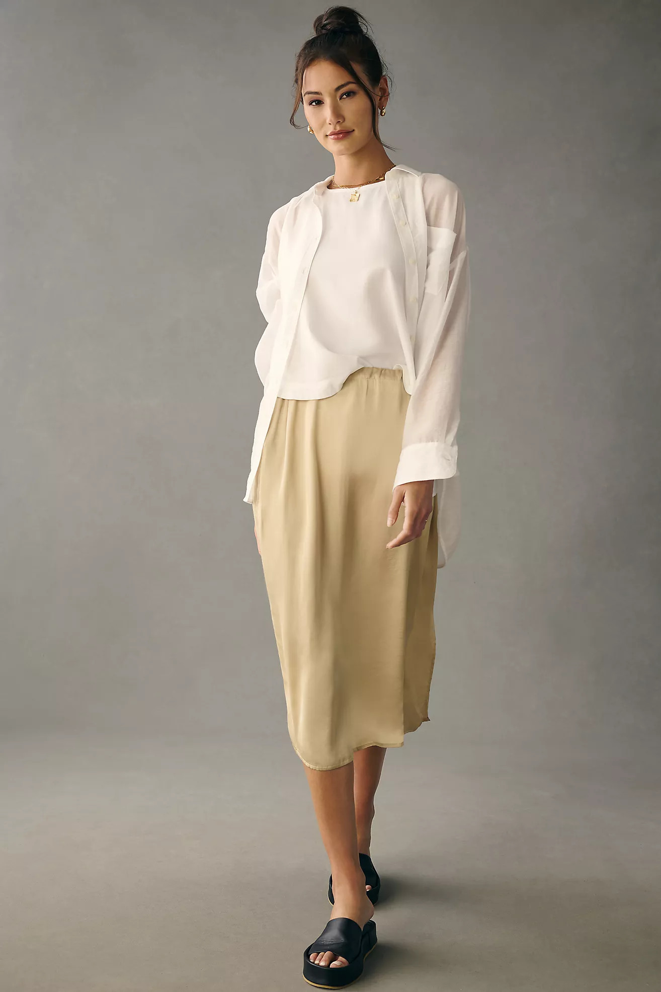 The Bennet Buttondown Shirt: Sheer Edition | Anthropologie (US)