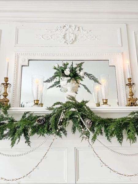 Creating a holiday mantle is always a challenge! We decided to keep ours elegant so it can transition into the slow winter months. #realtouchflorals #realtouchgreenery #christmasmantle #christmasdecorations

#LTKHoliday #LTKhome #LTKSeasonal