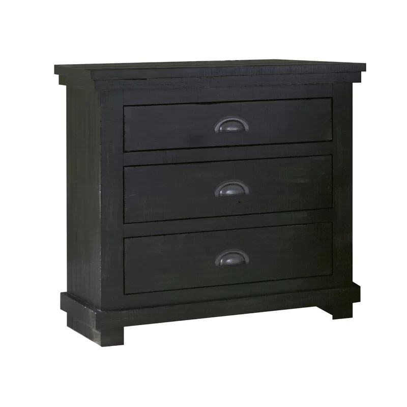 Wolferstorn 3 - Drawer Solid Wood Bachelors Chest | Wayfair Professional