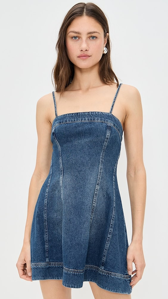 Reformation Elma Denim Mini Dress | Shopbop | Shopbop