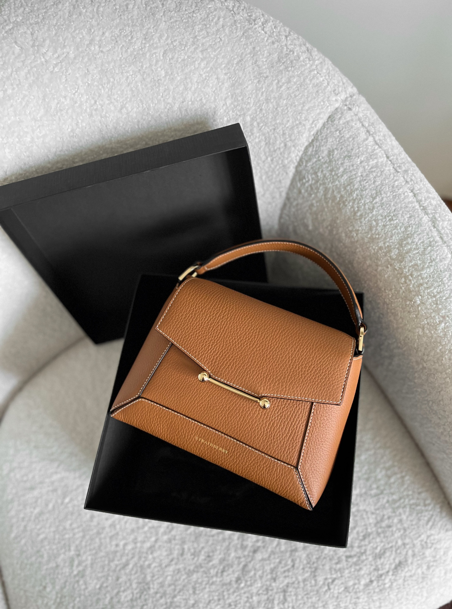 The Mosaic Bag by Strathberry (gifted)

strathberry handbag | tan handbag | top handle bag 

#LTKItBag #LTKStyleTip