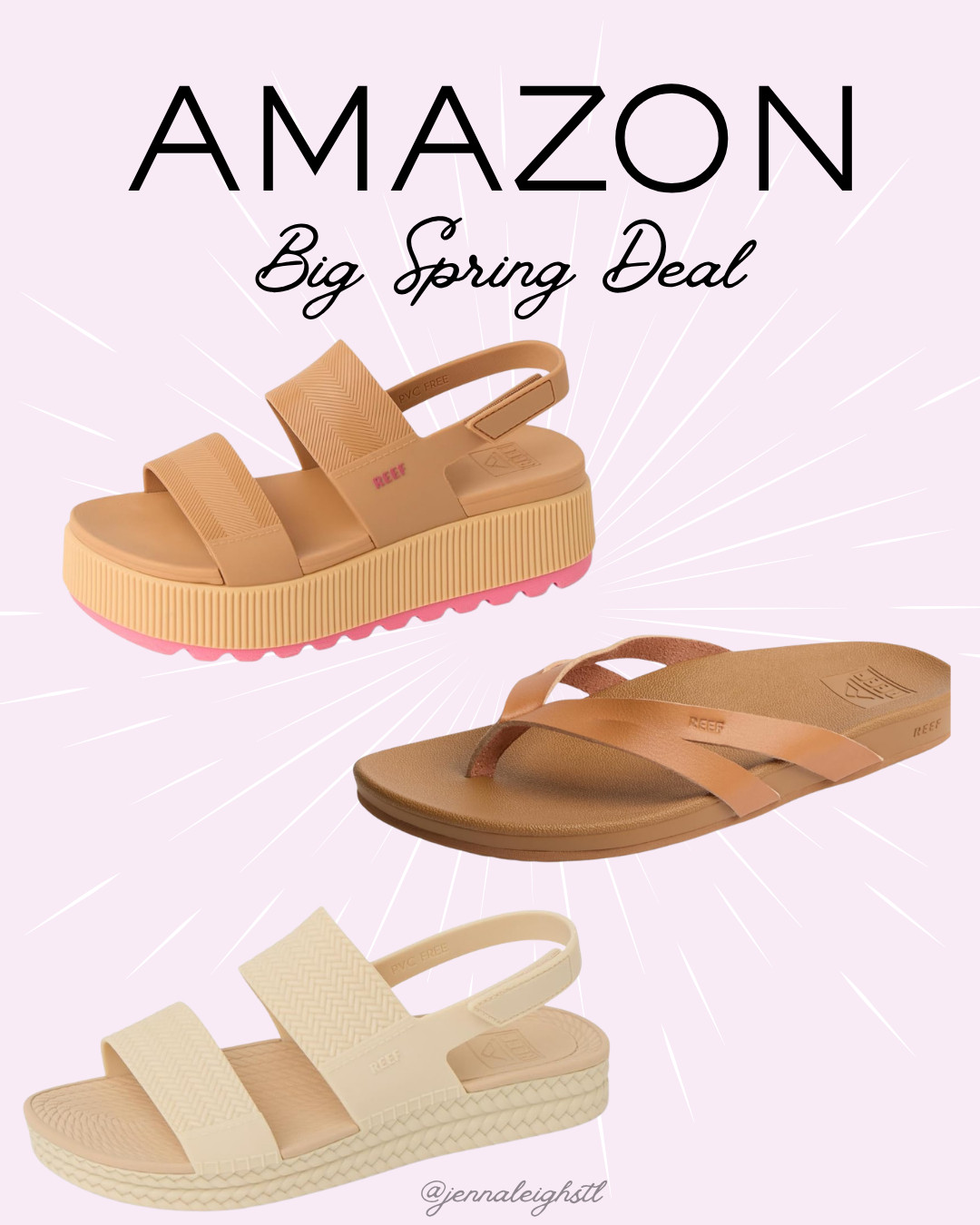 Amazon Big Spring Deal on these Reef sandals 🤍 Super comfy with cushioned footbeds and arch support, making them perfect for everyday wear or vacation 

 #LTKSeasonal #LTKSaleAlert #LTKMidsize