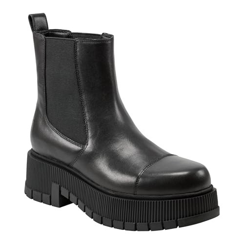 Marc Fisher LTD Women's BERMIDA Ankle Boot, Black Leather 001, 9 | Amazon (US)