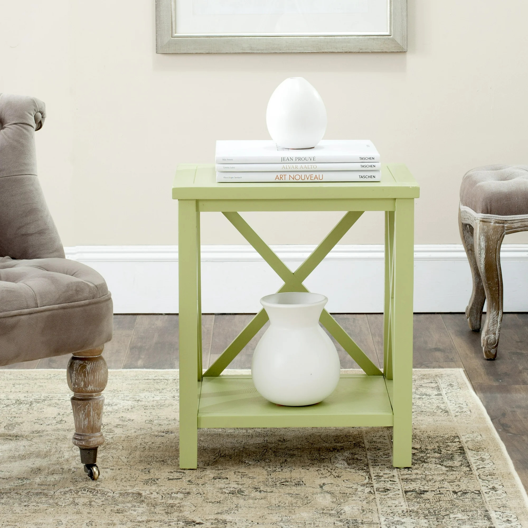 Safavieh Candace Cross-Back End Table | Walmart (US)