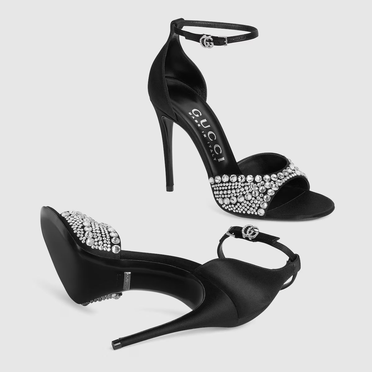 Women's high heel sandals with crystals | Gucci (US)
