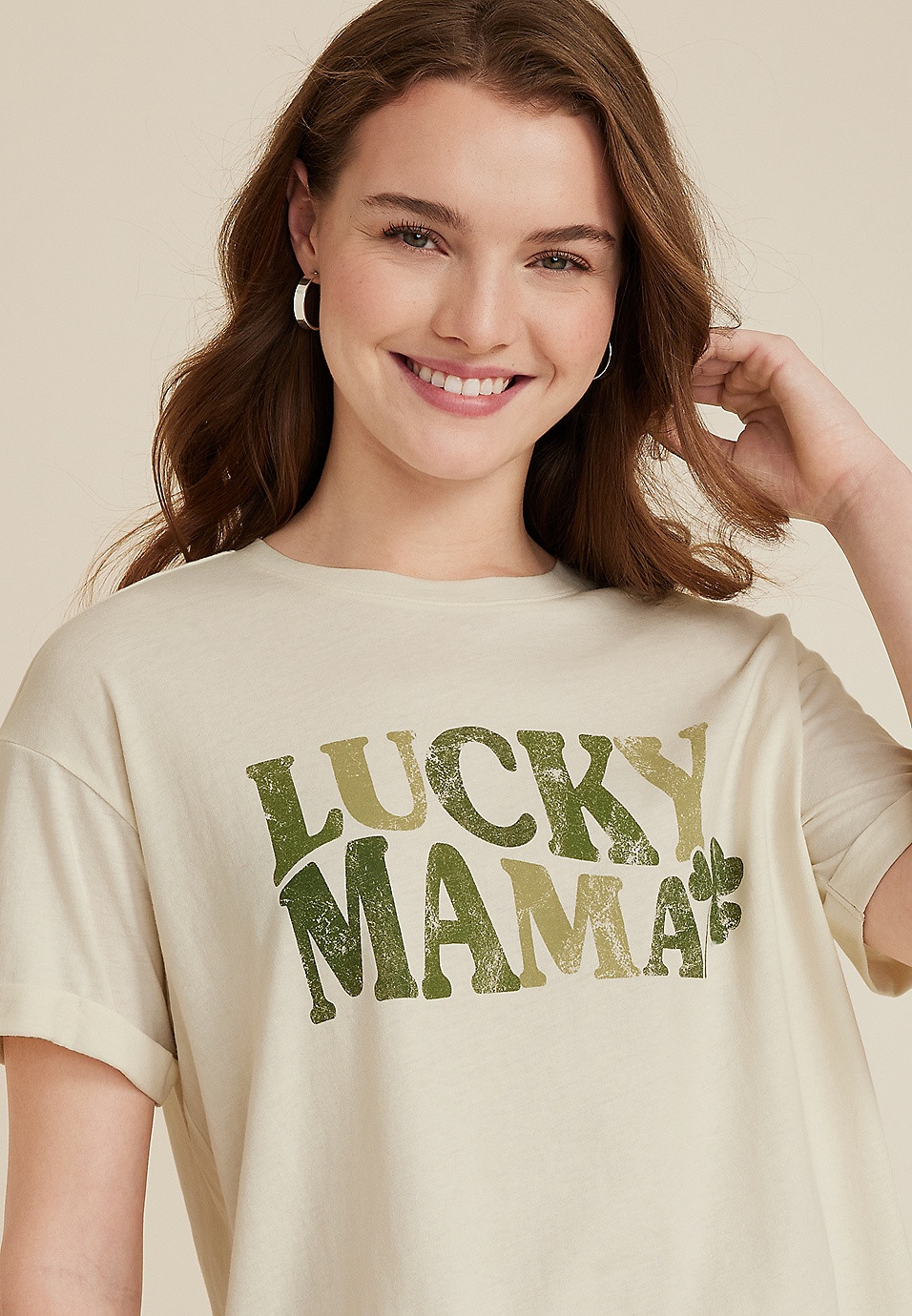 Lucky Mama Graphic Tee | Maurices