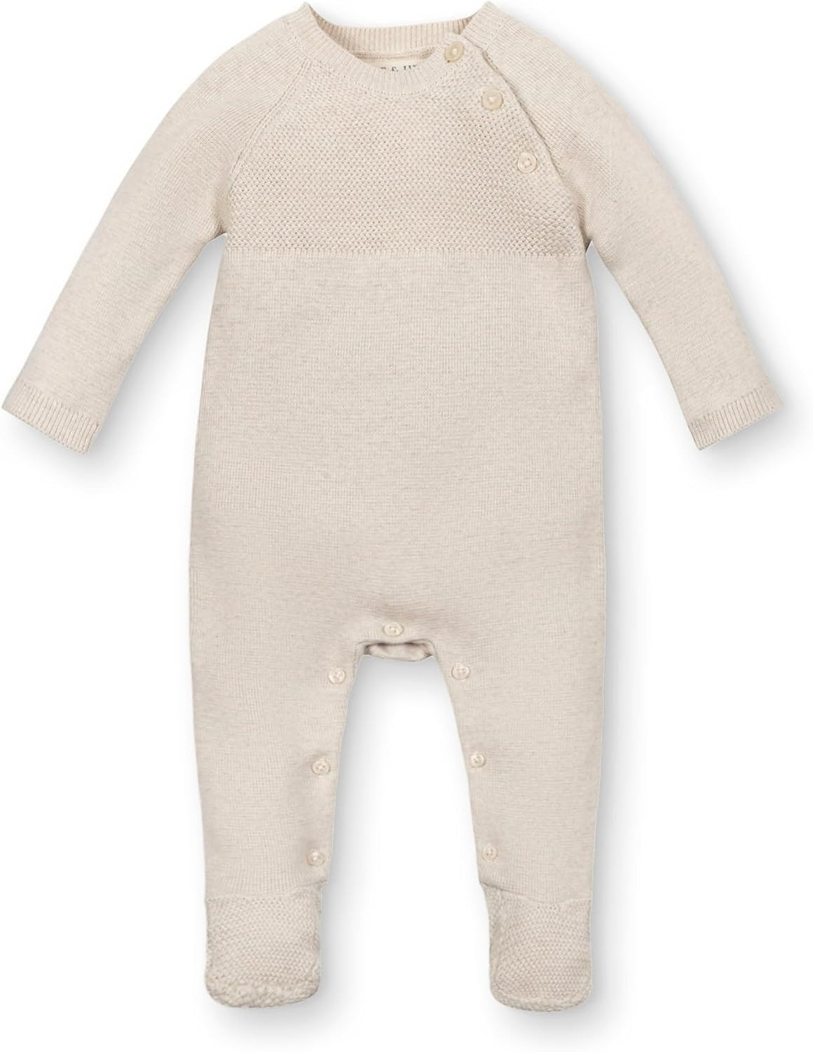 Hope & Henry Layette Baby Cable Knit Sweater Romper | Amazon (US)