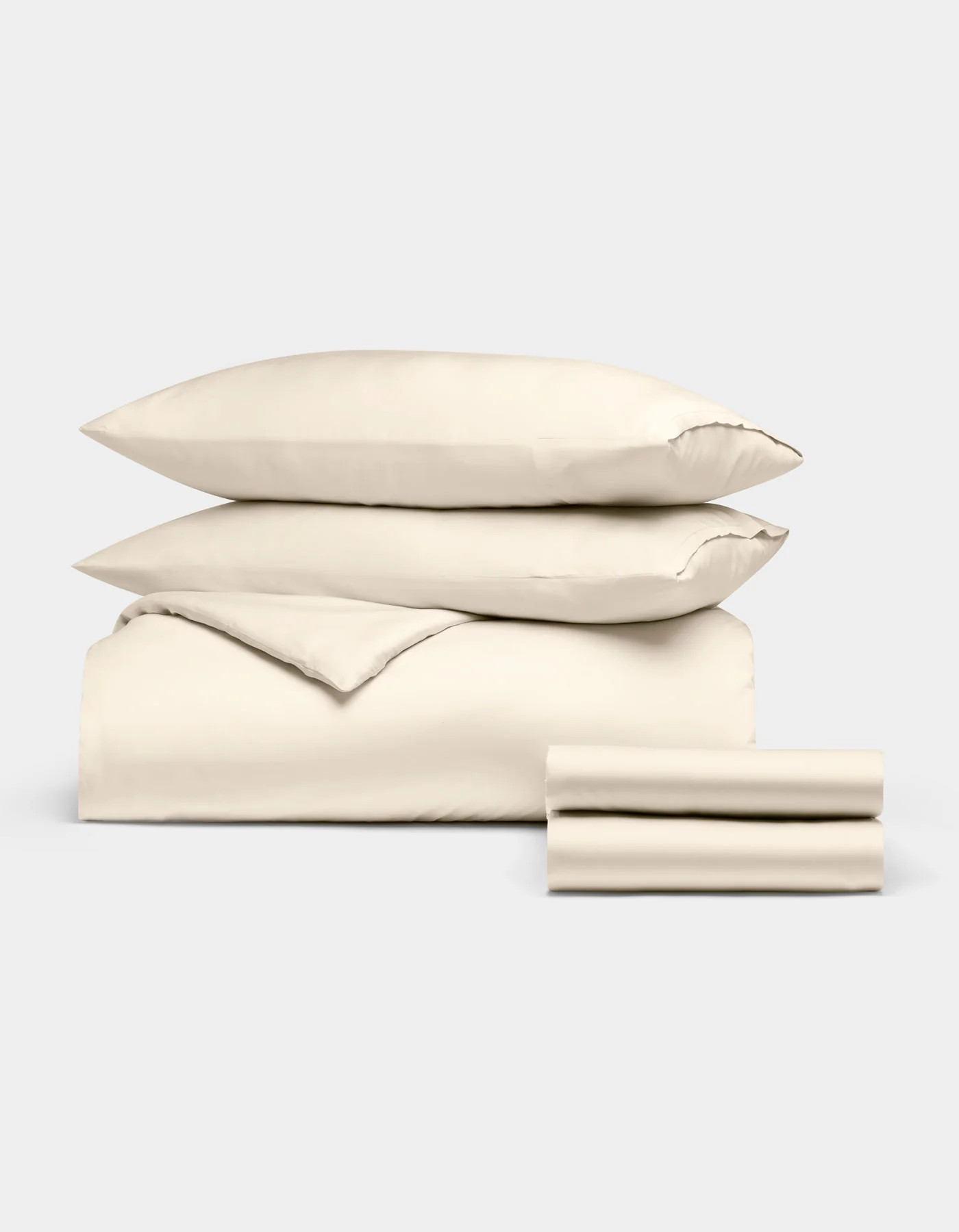 Bamboo Viscose Bedding Deluxe Bundle in Creme (Size: King) - Cozy Earth | Cozy Earth