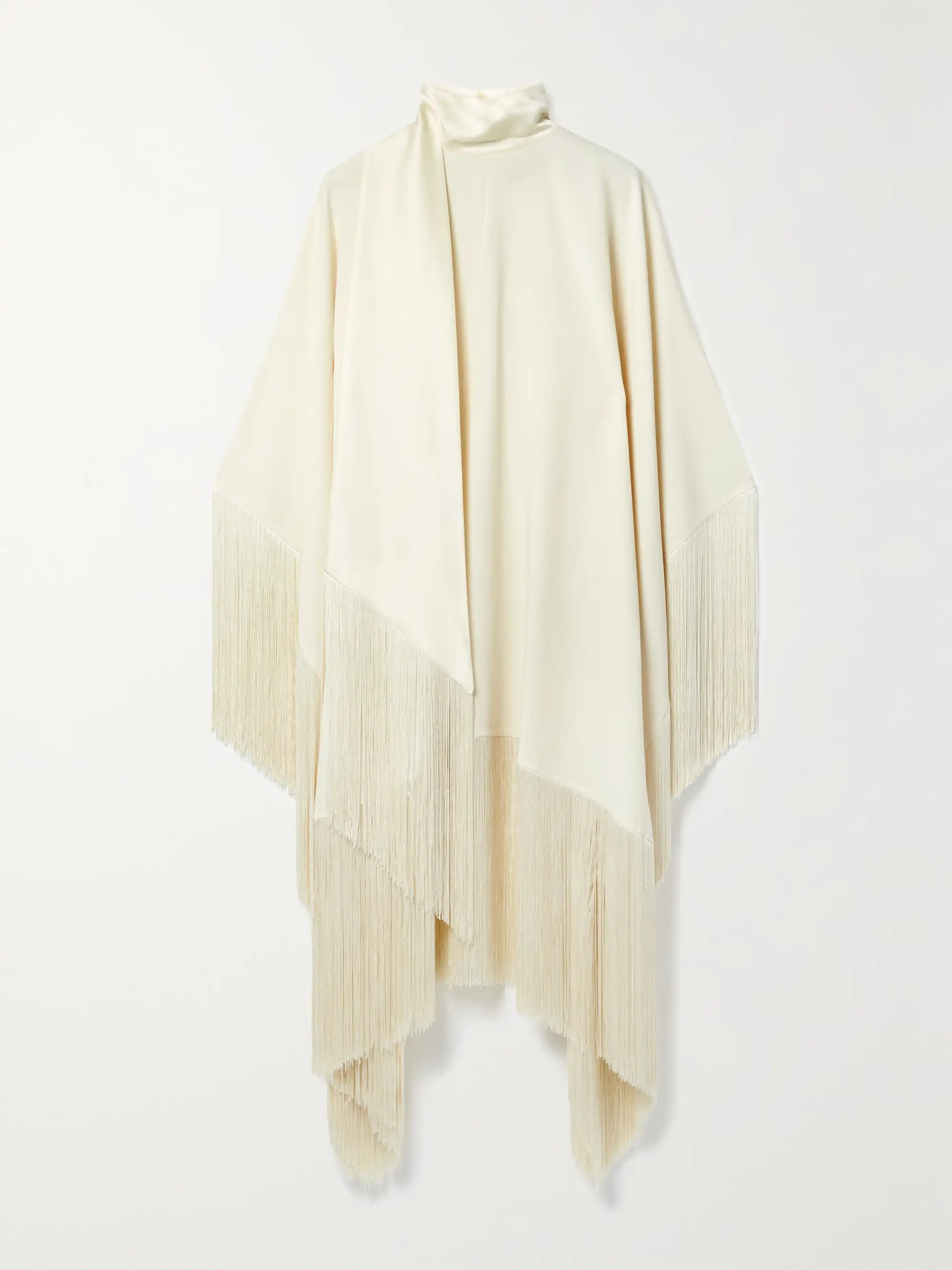 + NET SUSTAIN Mrs. Ross fringed crepe midi dress | NET-A-PORTER APAC