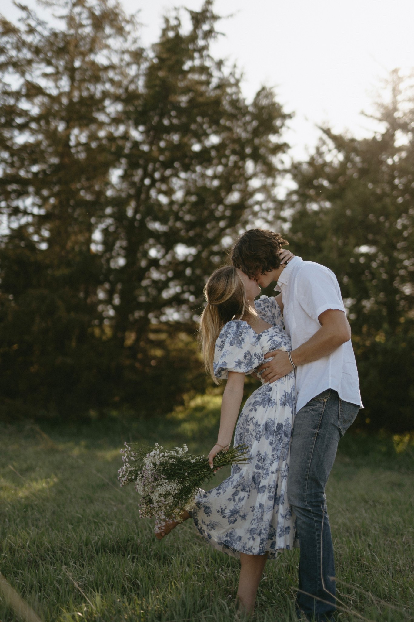 Blue floral dress 🦋🤍 this isn’t the exact one because it’s out of stock but there are so many styles similar