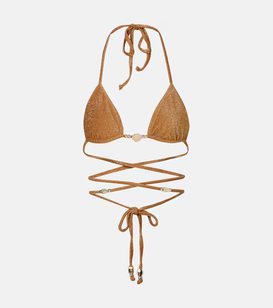 Same Shell embellished bikini top | Mytheresa (UK)