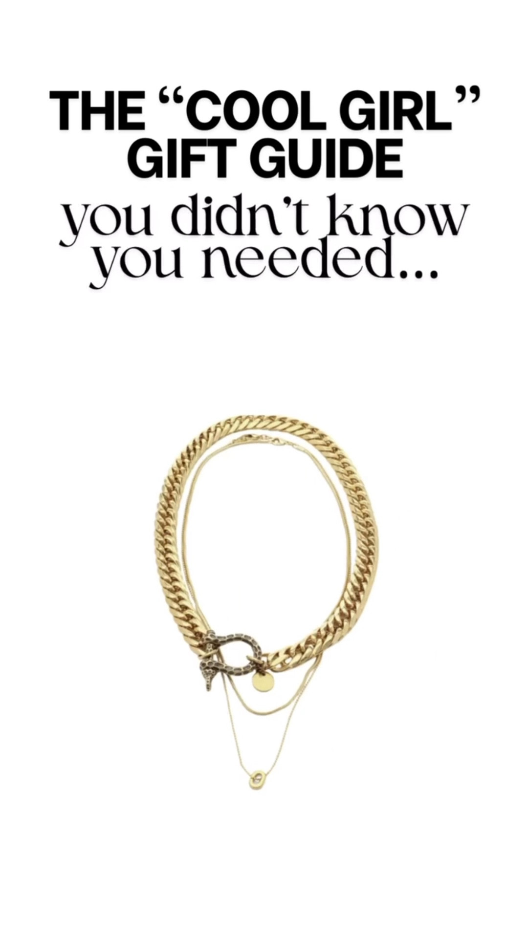 The Cool Girl Gift Guide is here — curated with effortless, chic, stylish women in mind. If you’re shopping for the trend-lover, the minimalist, or the friend who always looks put together, this guide has something she’ll be excited to unwrap.

Think elevated basics, luxe accessories, cozy winter staples, statement jewelry, “it” girl beauty picks, and fashion-forward pieces that instantly update any wardrobe. These gifts are perfect for the modern woman who loves style, appreciates quality, and wants pieces she’ll actually use and wear all season long.

Browse everything below to find the best gifts for her — holiday gifts, stocking stuffers, fashion gifts, unique accessories, cozy essentials, and cool-girl must-haves.

Tap to shop the full Cool Girl edit. 💫

#HolidayGiftGuide #CoolGirlStyle #GiftsForHer #LTKGiftGuide #LTKHoliday #GiftIdeasForHer #FashionGiftGuide #GiftGuide2024 #HolidayShopping #TrendingGifts #StylistApproved #GiftsUnder100 #ChicGiftIdeas #EffortlessStyle #HolidayStyleInspo

#LTKFindsUnder100 #LTKHoliday #LTKGiftGuide