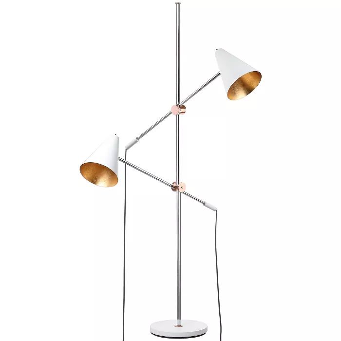 Reed H Floor Lamp White - Safavieh® | Target