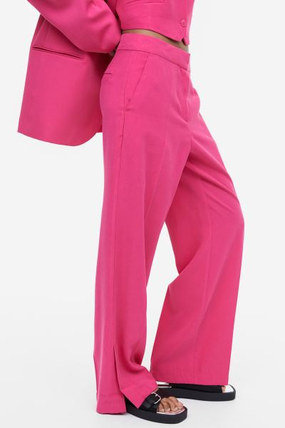 Slit-hem trousers | H&M (UK, MY, IN, SG, PH, TW, HK)