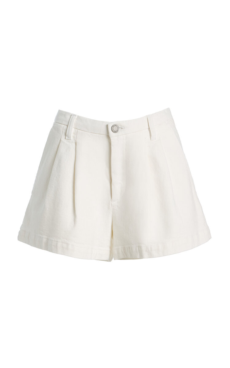 Isabel Pleated Denim Shorts | Moda Operandi (Global)
