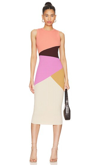 Evie Knit Sleeveless Midi Dress in Multi | Revolve Clothing (Global)