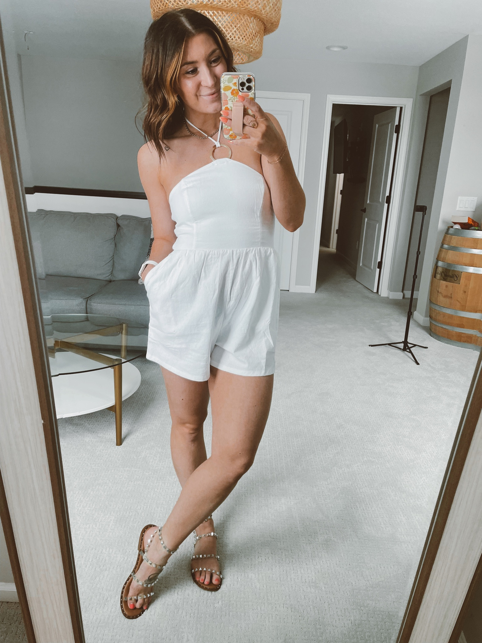This is going to be the romper of the season! So flattering and comfy! Comes in other color options as well! Wearing a size M 

#LTKstyletip #LTKSeasonal #LTKunder50