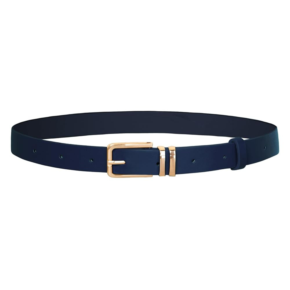 GRACE KARIN Women Leather Belt for Dresses Jeans Pants Waist Belt with Gold Buckle Medium PU Leat... | Amazon (US)