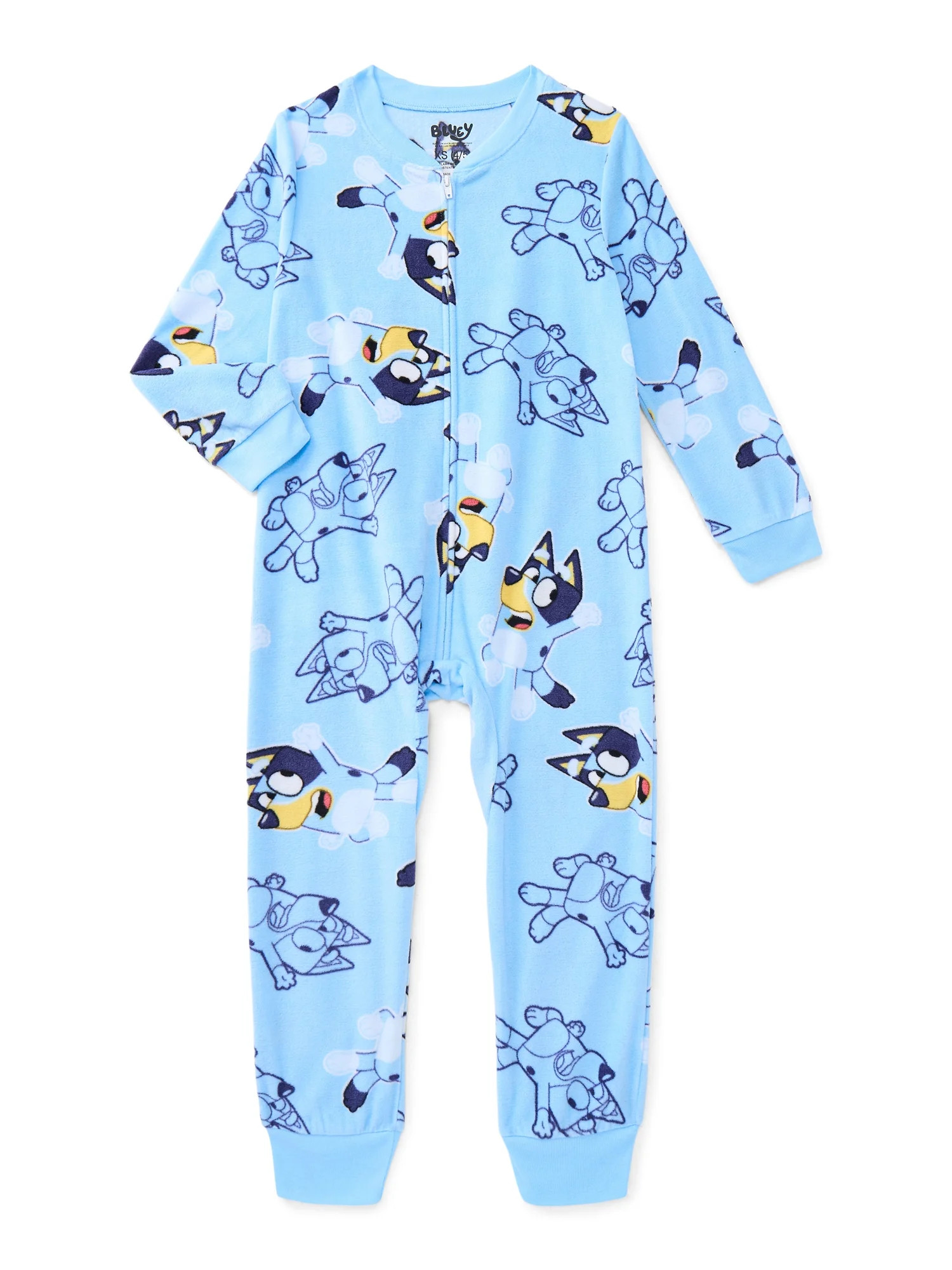 Bluey Kids Holiday Onesie Union Suit Pajamas, Sizes 4-12 | Walmart (US)