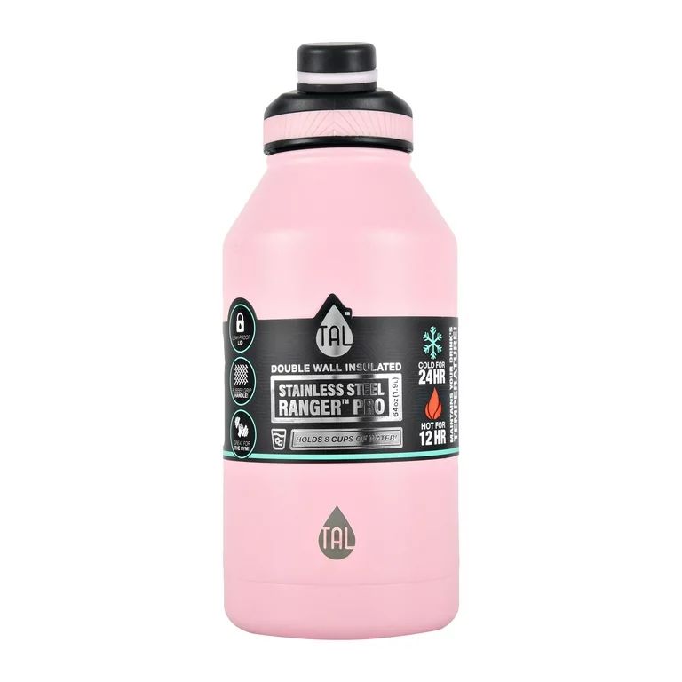 TAL Stainless Steel Ranger Tumbler Water Bottle 64 fl oz, Pink | Walmart (US)